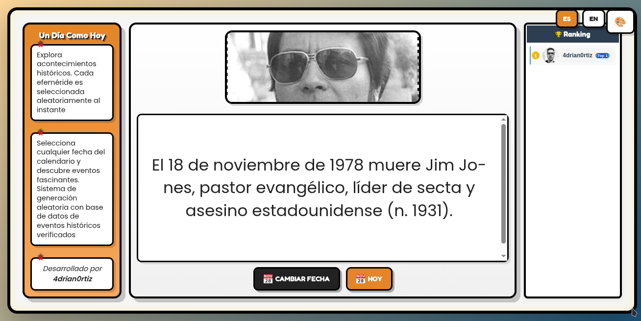 Efeméride con imagen añadida